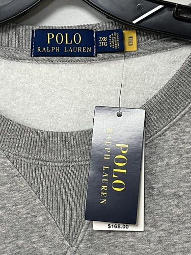 Polo Ralph Lauren Ski Bear Sweatshirt Slopes Plaid Big And Tall SZ 2XB/2TG NWT - Picture 3 of 24