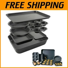 Holiday Baking Kit - Nonstick Pans, Muffin Pan, Baking Tray
