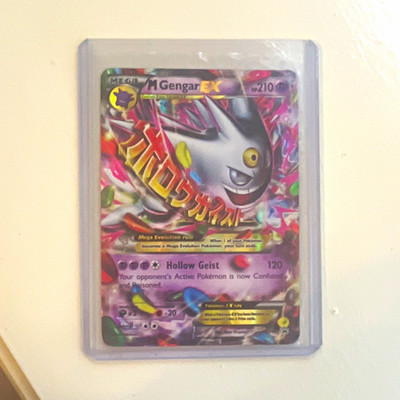 Pokemon TCG M Gengar EX XY166 XY Mega EX Full Art Holo English Promo