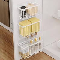 KüChenschranktüR Aufbewahrungsbox 3 StüCk Selbstklebend Organizer Weiß