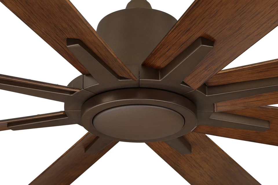 54" Casa Vieja Inspirit Bronze LED Damp Remote Ceiling Fan - Image 4 of 4