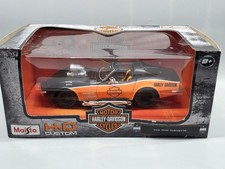 1970 Chevrolet Corvette Harley Davidson Blackorange 124 Diecast Model Maisto 1970 Chevrolet Corvette Harley Davidson Blackorange 124 Diecast Model Maisto