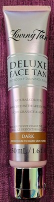 Loving Tan DELUXE FACE  TAN~ 1.6 ounce  ~Dark~Self Tanning Cream (BRAND NEW)