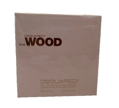 Dsquared² She Wood Women's Eau de Parfum Spray 3.4 Fl oz/100 ML NIB SEALED RARE