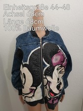 Mickey Mouse Jeansjacke Größe 44-48 Einheitsgröße