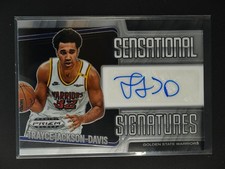 Trayce Jackson-Davis 2024-25 Panini Prizm Black Sensational Signatures [3hk