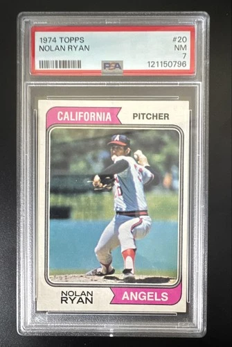 1974 Topps - Nolan Ryan #20 PSA 7