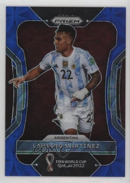 2022 Panini Prizm World Cup Qatar Choice Blue 46/135 Lautaro Martinez #5 0w77