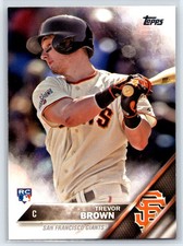 2016 Topps Trevor Brown Rookie San Francisco Giants RC #433