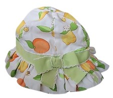 Baby Girl Gymboree 0-3 Month Lemon Bumblebee Sun Hat- New With Tags