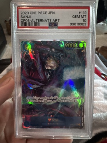 PSA 10 Sanji OP06-119 SEC AA ONE PIECE Card Game 2025 #FJF Japanese #OP06-119