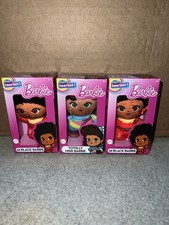 Barbie Micro Teenies plush lot Two 1st Black Barbie and One Totally Hair Barbie