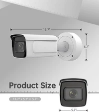 NEW 7A46G0/P-IZHS 2.8-12MM 4MP License Plate Recognition Bullet IP Camera