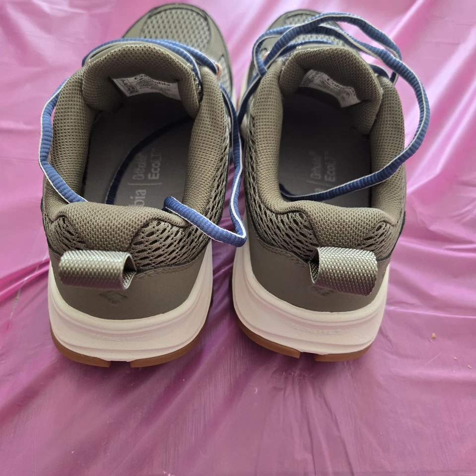 Zapato de senderismo Columbia Hatana Breathe verde piedra/melocotón talla 7 para mujer nuevo sin caja Foto 4 de 4