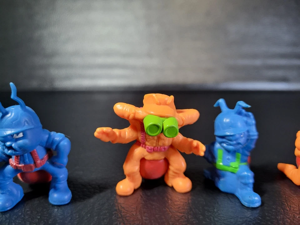 Lote de 6 juguetes retro vintage 1987 Hasbro Army Horts azul y naranja gran forma Foto 3 de 4