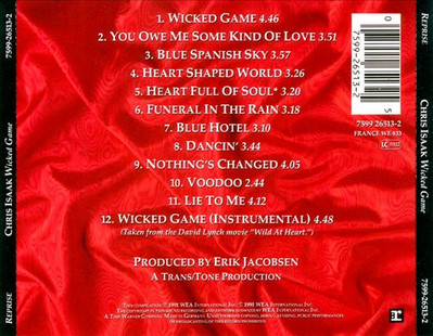 CHRIS ISAAK - WICKED GAME (ANTHOLOGY) NEW CD