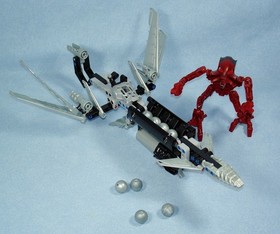 Lego Bionicle 8698 VULTRAZ with Sky Fighter Vehicle & Midak Blaster + Manual&nbsp;