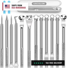 8PCS Blackhead Remover for Face, Pimple Popper Tool Kit, Comedone Pimple Extract