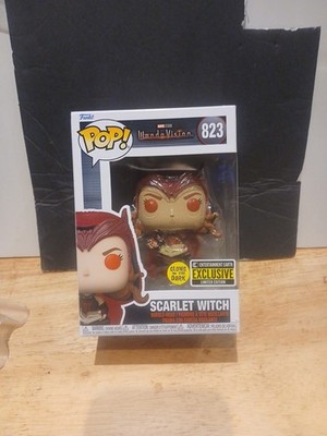 Funko Pop! Marvel Wanda Vision Scarlet Witch Figure Pop #823 Glows in the Dark