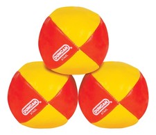 Duncan Toys Juggling Balls, Multicolor, Vinyl Shells, Small, Red Yelow