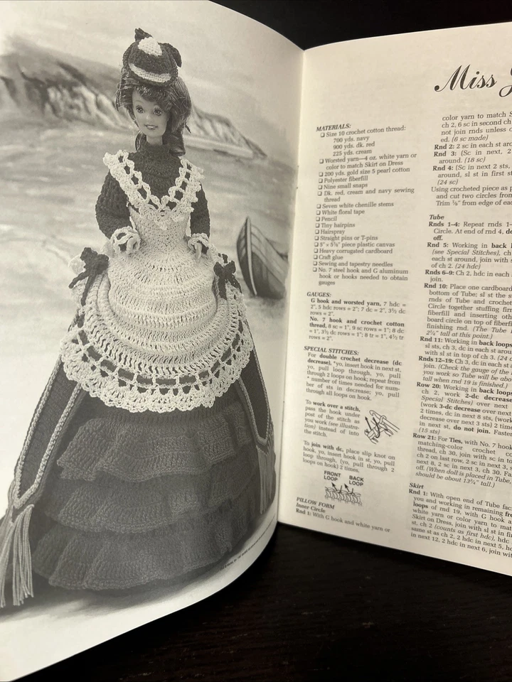 Annie's Crochet The Victorian Lady Centennial Collection Miss July Fashion Doll - Image 3 of 3