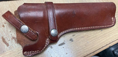 Smith & Wesson Marked Model 21 / 36 Vintage Brown Leather Holster RH