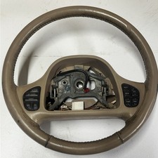 2000 Ford Explorer Eddie Bauer Oem Steering Wheel Tan Leather Radio Cruise 2000 Ford Explorer Eddie Bauer Oem Steering Wheel Tan Leather Radio Cruise