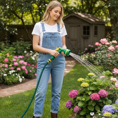 #ad Miracle Gro 9 Pattern Trigger Hose Nozzle Spray Gun Locking Lever multi pattern $13.50