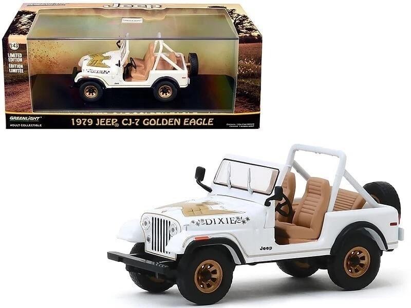 Jeep CJ-7 1979 Golden Eagle Dixie 1:43 Scale Greenlight 86572