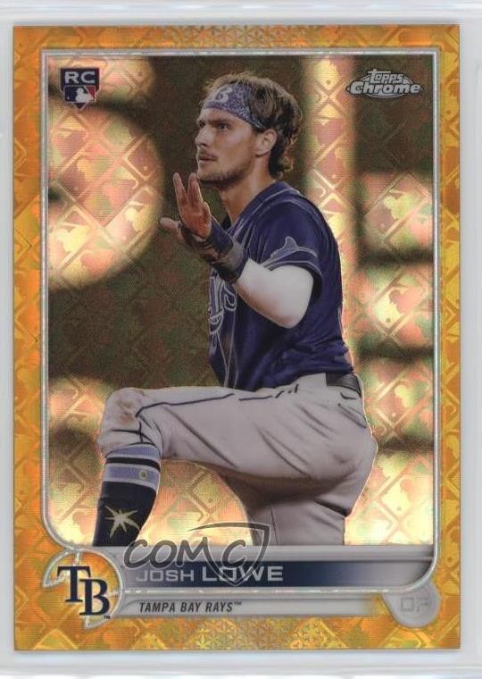 2022 Topps Chrome Logofractor Edition Gold Refractor 22/50 Josh Lowe #94 k2f