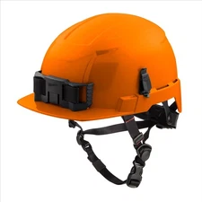 Milwaukee 48-73-1333 BOLT Orange Front Brim Safety Helmet (USA) - Type 2, Class