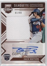 2018 Elite Extra Edition USA Collegiate Silhouette 1/99 Zach Watson Auto s3g