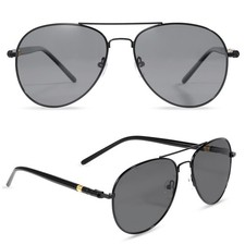 Pilot Men Polarized Sunglasses with UV400 Protection Classic Aviator Shades