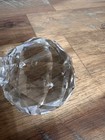 Cut Glass Perfume Bottle with Faceted Stopper, 5 Inch Decorative Bottle Vintage — photo 7