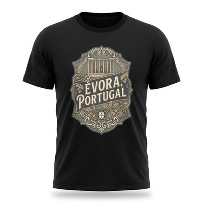 Evora Portugal Heritage Graphic T-Shirt Unisex Travel Tee