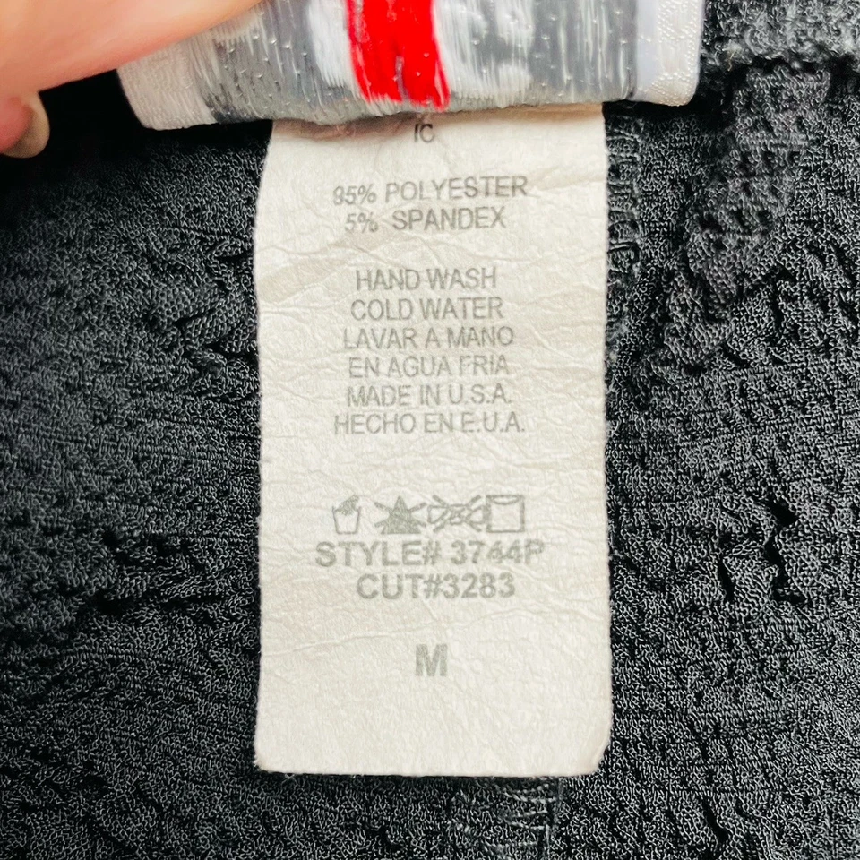 Conjunto de Conjunto IC by Connie K Texturizado Para Mujer M Negro Sin Mangas Top Pantalones Cortos EE. UU. Foto 4 de 4