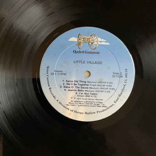 Liitle Village/Quiet Cannon Lyric Inner Outer Record Sleeve EX/VG+ - Picture 4 of 5