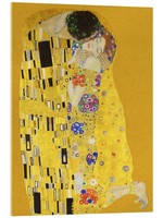Acrylglasbild Der Kuss - Gustav Klimt