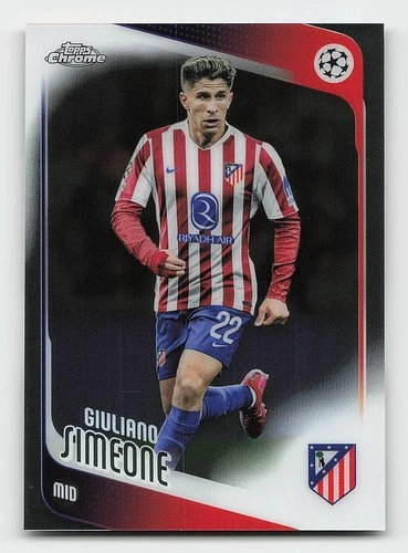 2025-26 Topps Chrome UEFA Club Competitions #100 Giuliano Simeone