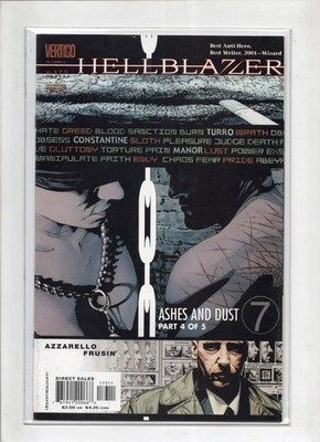 Hellblazer #173 2002 Vertigo Brian Azzarello Ashes Dust Part 4 Constantine