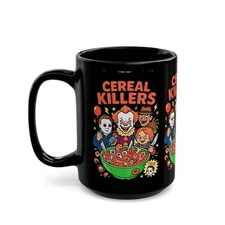 Cereal Killers Coffee Mug 11oz, Funny Halloween Horror Gift Cup