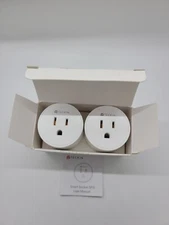 Teckin - SP10 - Mini Smart Outlet WiFi Socket - 2 PACK - White - Open Box 