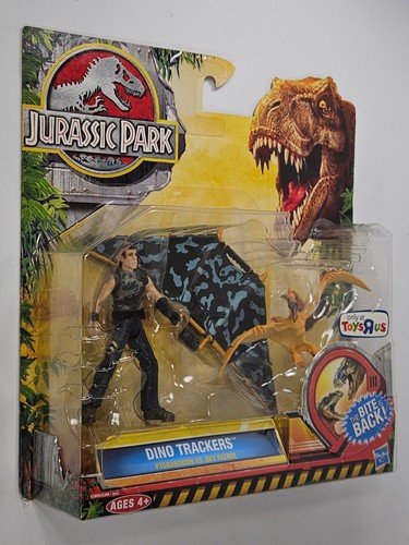 JURASSIC PARK DINO TRACKERS DINOSAUR FIGURE SET SKY PATROL v PTERANODON TRU MOSC - Picture 2 of 5