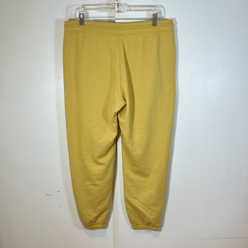 Eddie Bauer Women's Camp Fleece Jogger Pants In Yellow Size Large - Picture 2 of 7