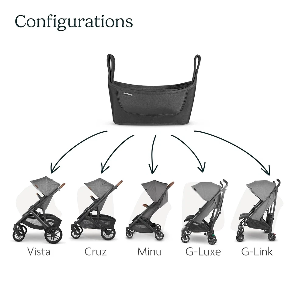 Organizador de transporte para todos los padres UPPAbaby se adapta a cochecitos Vista Cruz Minu serie G Foto 4 de 4