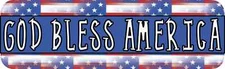 10X3 God Bless America Bumper Magnet Magnetic Truck Window Decals Magnets Decal