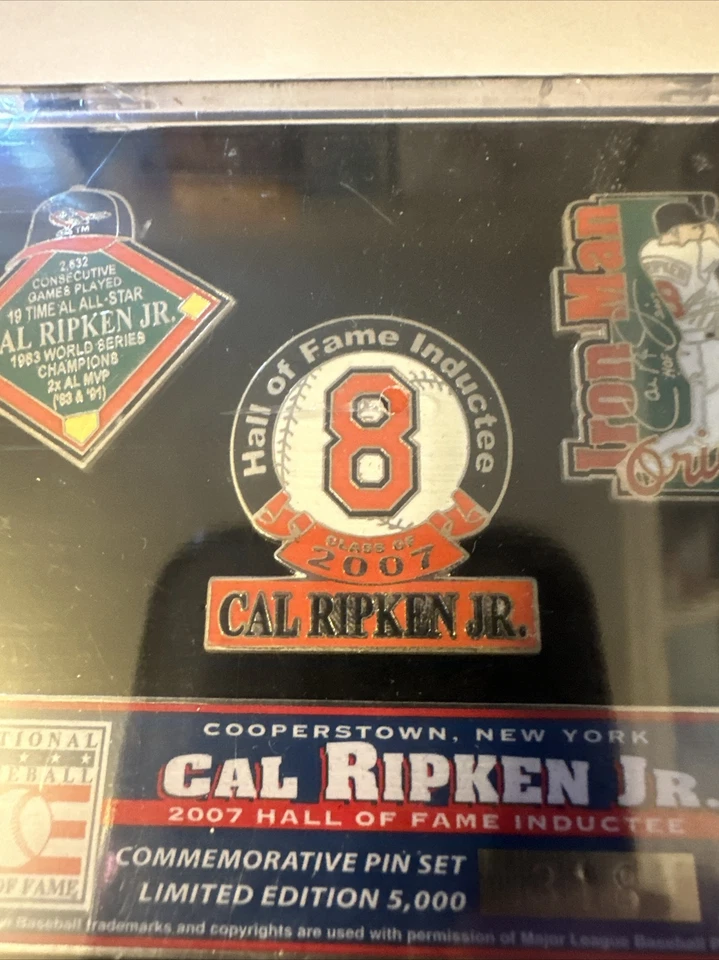 Cal Ripken Commemorative Hall of Fame 2007 Pin Set, 318/5000 Baltimore Orioles - Image 3 of 4
