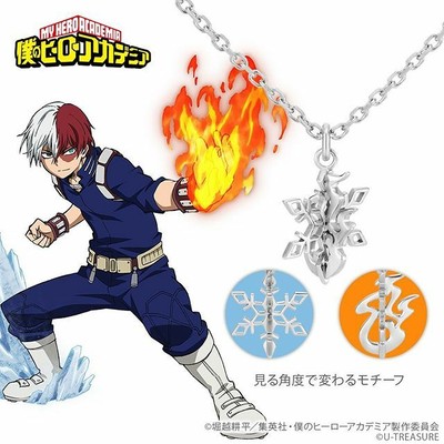 U Treasure My Hero Academia Motif Necklace Shototodoroki Silver Limited Psl Ebay