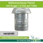 Güllekupplung / Schlauchkupplung - Perrot System Kugel mit Schlauchtülle