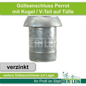 Perrot V-Teil "KVS-Si" Mit Gesickter Schlauchtülle Günstig Online